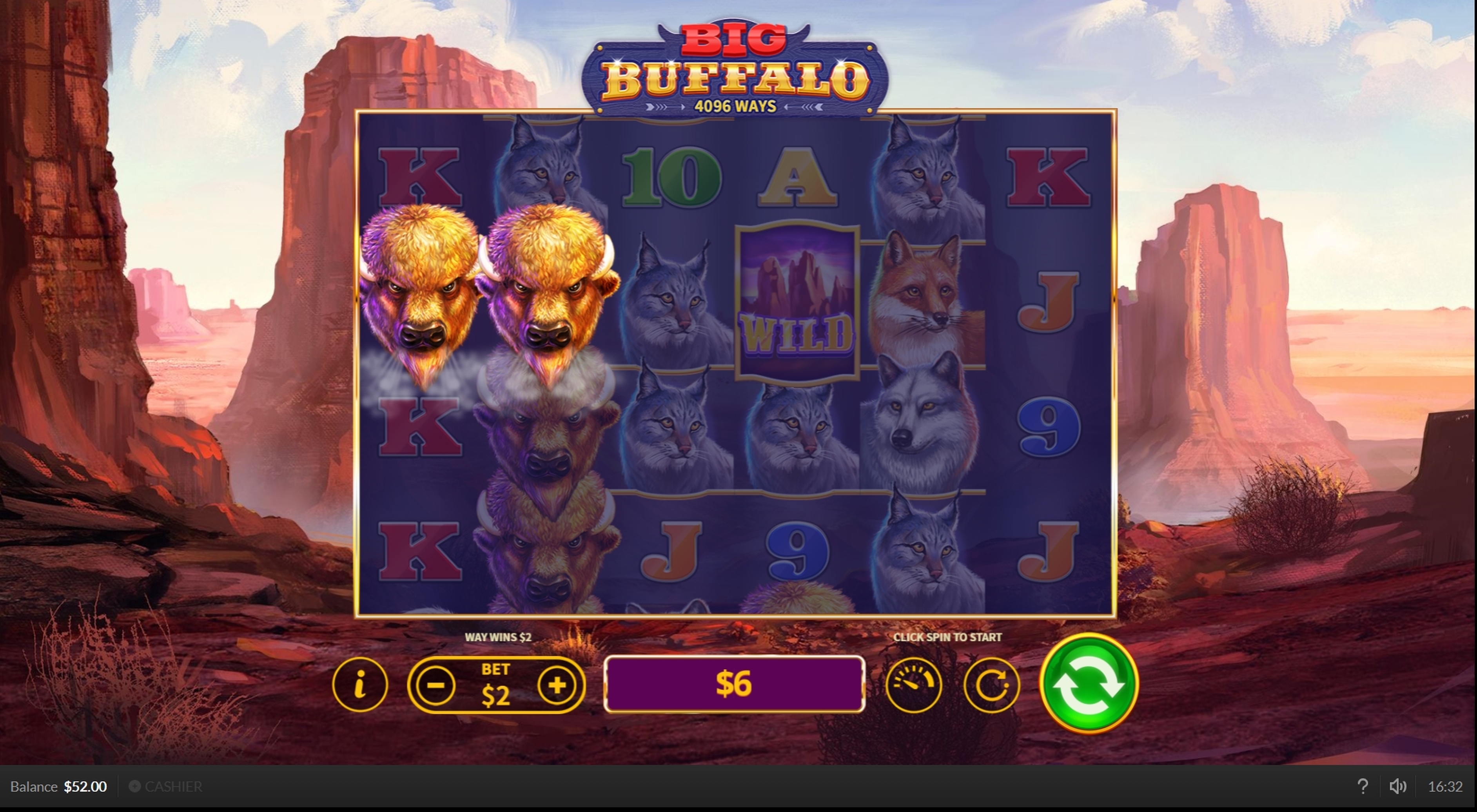 Win Money in Big Buffalo Free Slot Game by Zitro